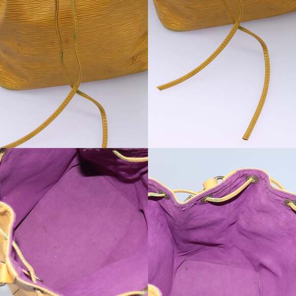 LOUIS VUITTON Epi Petit Noe Shoulder Bag Yellow M44109 - Picture 12 of 13